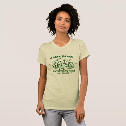CAMP BACHELORETTE WEEKEND T-Shirt (Vorne ganz)