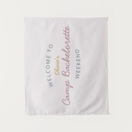 Camp Bachelorette Weekend Tapisserie-Dekoration Wandteppich (Vorderseite)