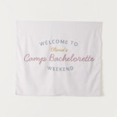 Camp Bachelorette Weekend Tapisserie-Dekoration Wandteppich (Vorderseite (Horizontal))