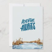 Camp Bachelorette Wochenende Einladung (Rückseite)