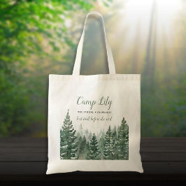 Camp Bachelorette Woodland Forest Weekend Party Tragetasche