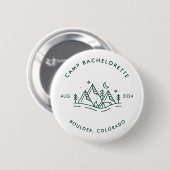 Camp Bacheloretto Round Button (Vorne & Hinten)