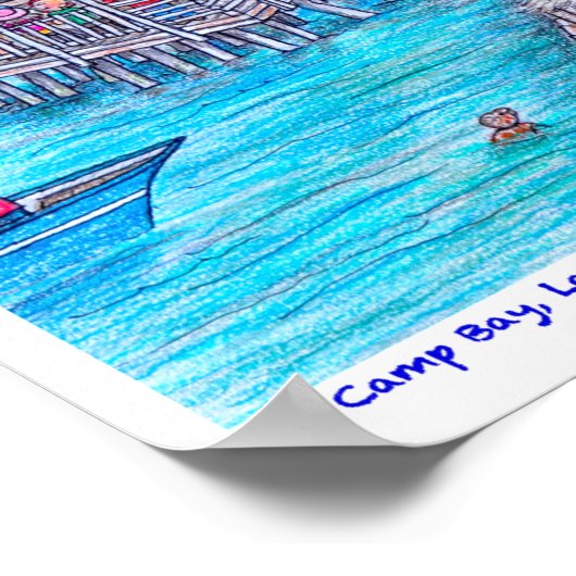 Camp Bay, La Sierna Poster (Ecke)