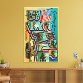 Camp Beale, Kalifornien - Große Briefszenen Leinwanddruck (Insitu (Wohnzimmer))