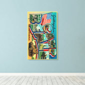 Camp Beale, Kalifornien - Große Briefszenen Leinwanddruck (Insitu (Holzboden))