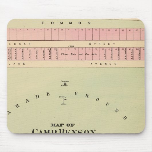 Camp Benson, Newport, Maine Mousepad (Vorne)