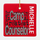 Camp Berater Extraordinaire CUSTOM Keramikornament (Rückseite)