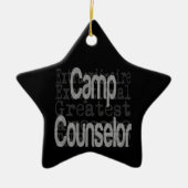 Camp-Berater Keramik Ornament (Vorne)