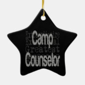 Camp-Berater Keramik Ornament (Hinten)