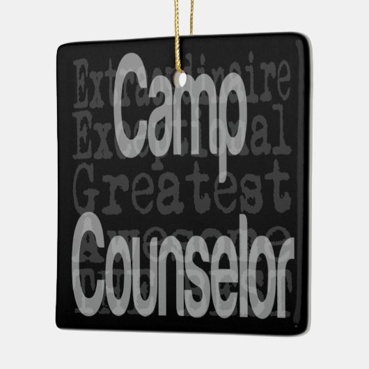 Camp-Berater Keramikornament (Links)