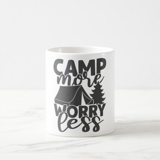 Camp Besorgnis erregender weniger lustiges Sprichw Kaffeetasse (Mittel)