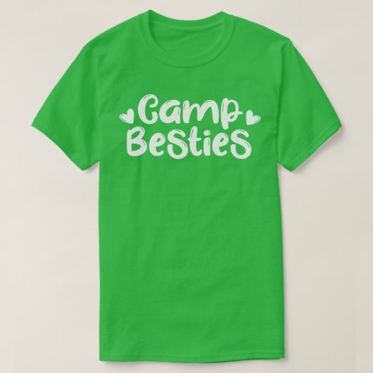 Camp Besties Niedlich Best Friend Summer Camper Gi T-Shirt (Design vorne)