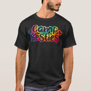 Camp Besties-Shirt Cute Tie Dye Beste Freundin Som T-Shirt