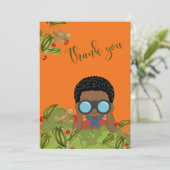 Camp Birthday Danke Karte (Stehend Vorderseite)