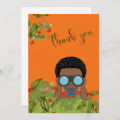 Camp Birthday Danke Karte (Vorne/Hinten)