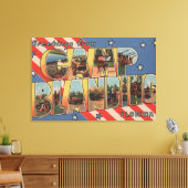 Camp Blanding, Florida - Großbuchstaben Leinwanddruck (Insitu (Wohnzimmer))