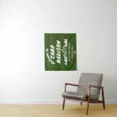 Camp Brautparty Bach Mountain Camping Prop Zeichen Wandteppich (Beispiel)