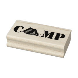 CAMP Campground Camping Zelt Outdoor Briefmarke Gummistempel