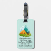 Camp Camping Design Gepäckanhänger (Rückseite vertikal)