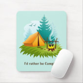 Camp Camping Design Mousepad (Mit Mouse)