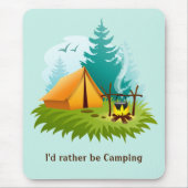 Camp Camping Design Mousepad (Vorne)