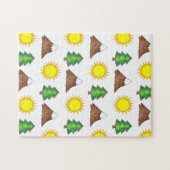 Camp Camping Wandern im Grünen Puzzle (Horizontal)