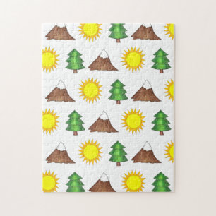 Camp Camping Wandern im Grünen Puzzle