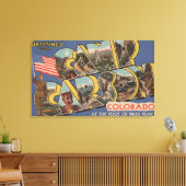 Camp Carson, Colorado - Pikes Peak Leinwanddruck (Insitu (Wohnzimmer))