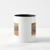 Camp Cassadaga, Florida - Große Buchstabenszenen Tasse (Zentrum)