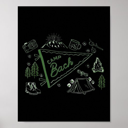 Camp Ch Abenteuer Camping Junggesellinnenparty The Poster (Vorne)
