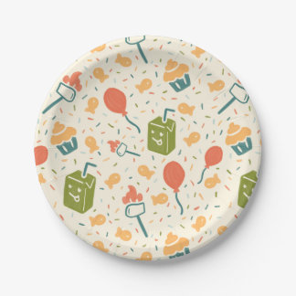 Camp Chaos 4th Birthday paper plates Pappteller