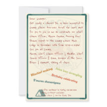 Camp Chaos: Forever Feral 4. Geburtstagseinladung