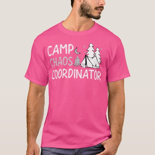 Camp Chaos Koordinator Sommerdirektor T-Shirt (Vorderseite)
