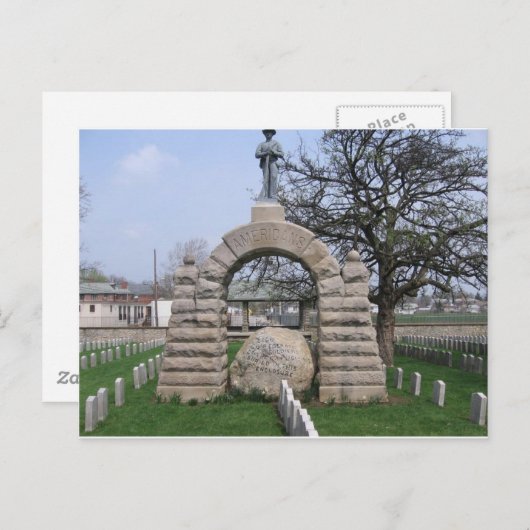 Camp Chase Postkarte (Vorne/Hinten)