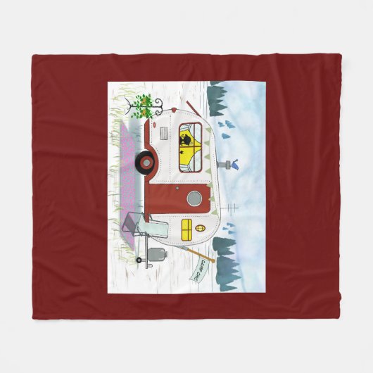 Camp Chic Fleecedecke (Vorderseite (Horizontal))