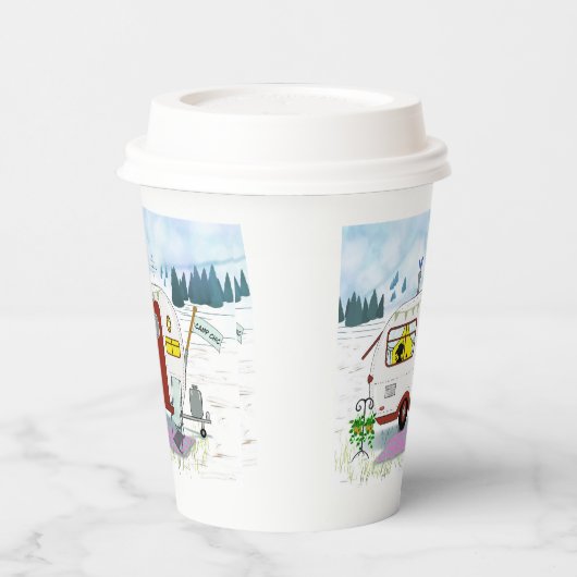 Camp Chic Paper Cup Pappbecher (Links)
