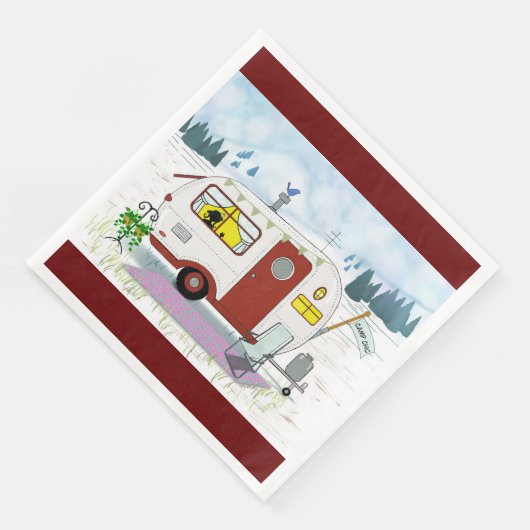 Camp Chic Paper Napkin Serviette (Ecke)