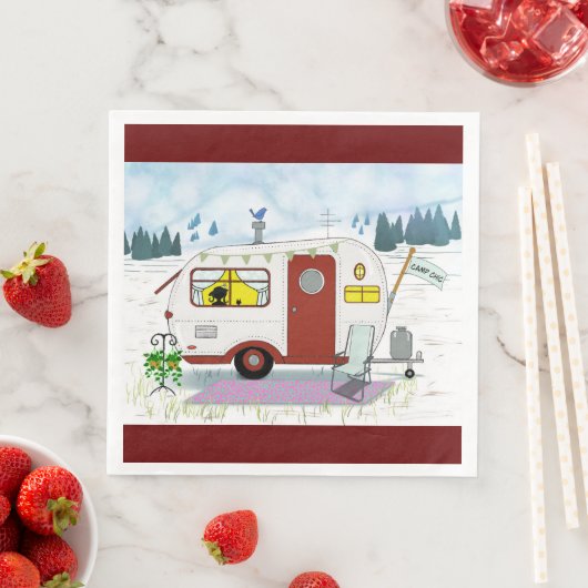 Camp Chic Paper Napkin Serviette (Beispiel)