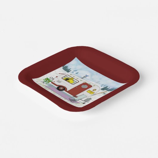 Camp Chic Paper Plate Pappteller (Gewinkelt)