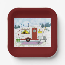 Camp Chic Paper Plate Pappteller