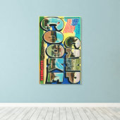 Camp Cooke, Kalifornien - Große Briefszenen Leinwanddruck (Insitu (Holzboden))