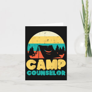 Camp Counselor Camping Director Camper Männer Frau Karte