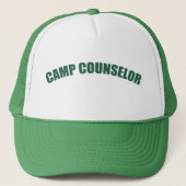 Camp Counselor Camping Hat Truckerkappe (Vorderseite)