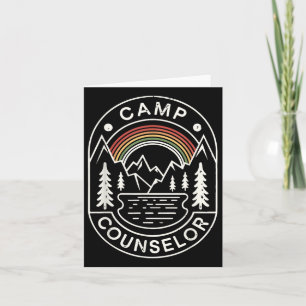 Camp Counselor Shirt Camper Sommer Camping Mitarbe Karte