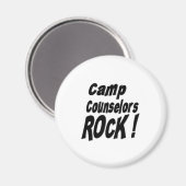 Camp Counselors Rock! Magnet (Vorderseite/Rückseite)