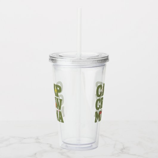 Camp Crew Mama Kindergeburtstag Acryltrinkbecher (Rechts)