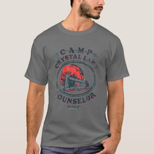 Camp Crystal Lake Counselor T-Shirt (Vorderseite)