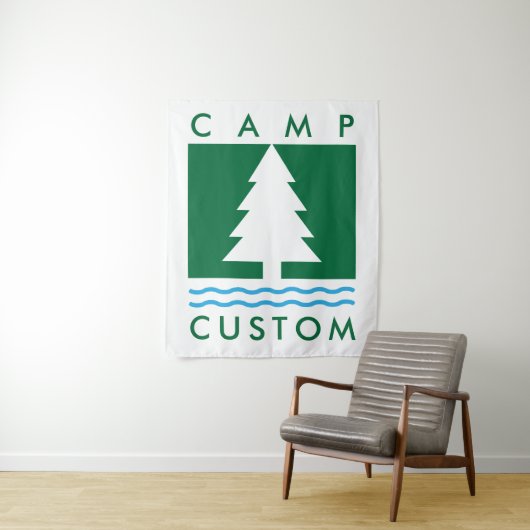 Camp Custom Bachelorette Bach Weekend Wandteppich (Beispiel)