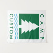 Camp Custom Bachelorette Bach Weekend Wandteppich (Vorderseite (Horizontal))