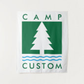 Camp Custom Bachelorette Bach Weekend Wandteppich (Vorderseite)